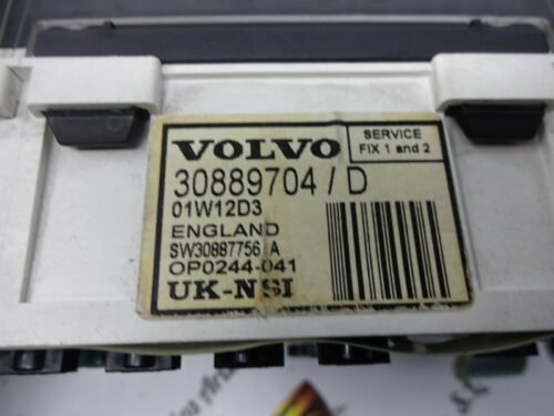 Cuadro de instrumentos VOLVO S40 V40 30889704 / D 30889704D 01W12D3 SW30887756A