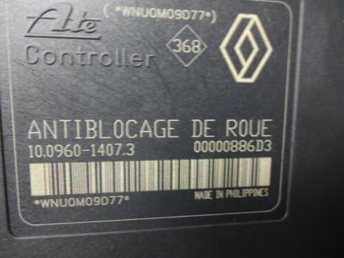 ABS Renault Laguna 8200001333B P5IT2AAY2 00000886D3 10020600064 10096014073 ESP