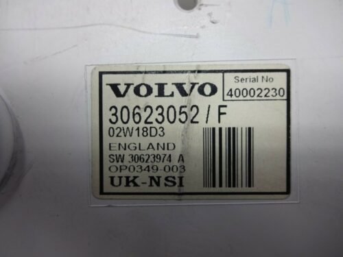 Cuadro de instrumentos Volvo V40 30623052 / F 30623052F 02W18D3 SW 30623974A