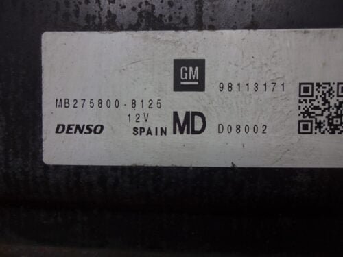 Centralita del motor OPEL ASTRA 98113171 MD 98113171MD MB275800-8125