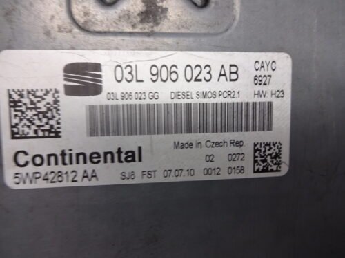 Centralita del motor SEAT LEON SKODA 03L906023AB 5WP42812AA