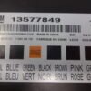 Unidad de control CHEVROLET CRUZE 13577849 BOSCH F00HJ00726
