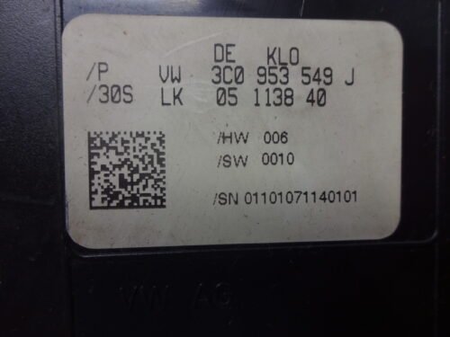 Módulo de direccion VOLKSWAGEN Passat 3C0953549J 3CO953549J