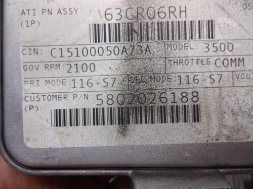 Unidad de control transmisión Allison 29556884 5802026188 63CR06RH