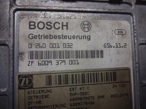 Transmisión controlador VOLVO 0260001032 ZF 6009379001 70350161