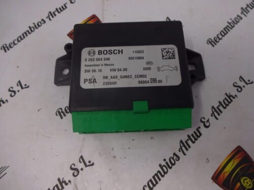 0263004546 9800409680 PSA Módulo de aparcamiento Citroen 0263004546 9800409680 PSA