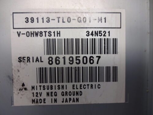 Unidad de control Honda Accord 39113TL0G01M1 39113-TL0-G01-M1 86195067