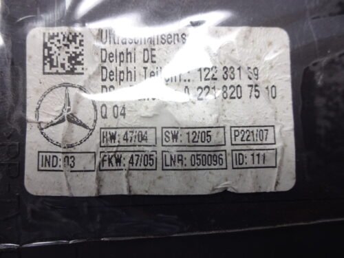 Módulo ultrasonidos módulo sensor Mercedes w221 S420 A2218207510 12233159