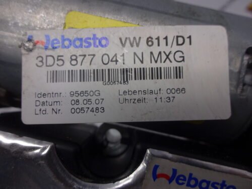 Motor techo  VW Phaeton 3D0959591D 3D5877041