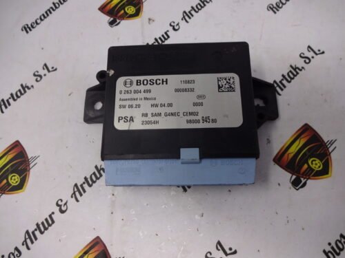 Módulo de aparcamiento PSA Citroen C4 0263004499 9800094580