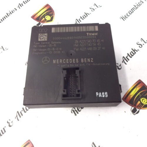 A2215407045 A2215405445 A2214480927 Unidad de control Mercedes-Benz Clase S W221 A2215407045 A2215405445 A2214480927