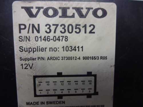 Unidad de control  VOLVO V70 3730512 0146-0478 103411 12V