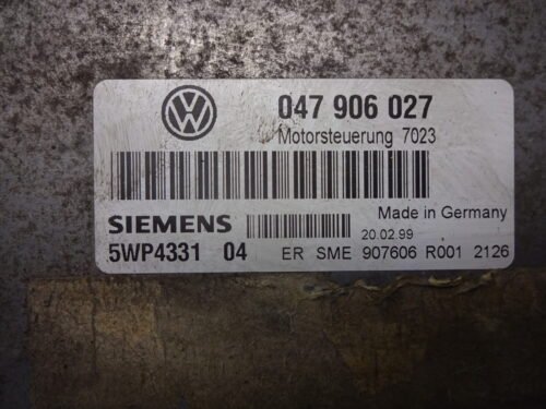 Centralita del motor  VW Lupo 047906027 5WP433104 5WP4331