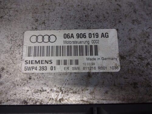 06A906019AG 5WP439301 5WP4393 01 Centralita del motor Audi A3 8L 06A906019AG 5WP439301 5WP4393 01