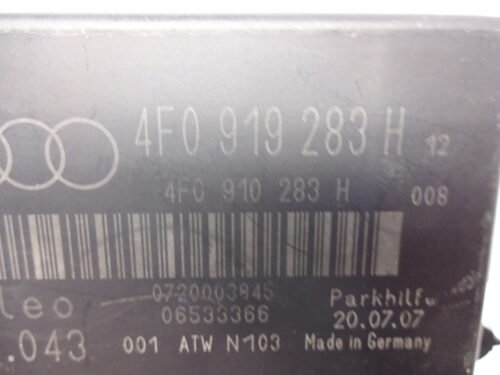 4F 4F0919283H 4FO919283H 4F0910283H Módulo de aparcamiento AUDI A6 4F 4F0919283H 4FO919283H 4F0910283H