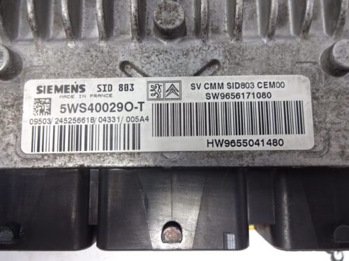 Centralita del motor Peugeot Citroen 5WS40029OT 5WS40029O-T 9656171080 9655041480