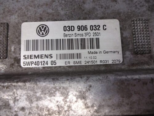 Centralita del motor  VW POLO 03D906032C 5WP4012505 5WP40124 05