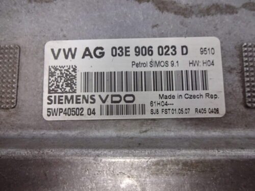 Centralita del motor  VW POLO 03E906023D 5WP4050204 5WP40502 04