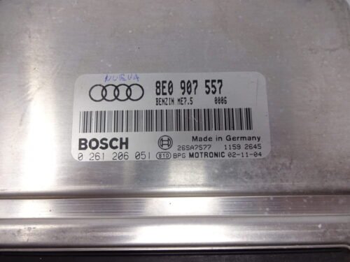 Centralita del motor AUDI A4 0261206051 8E0907557 8EO907557
