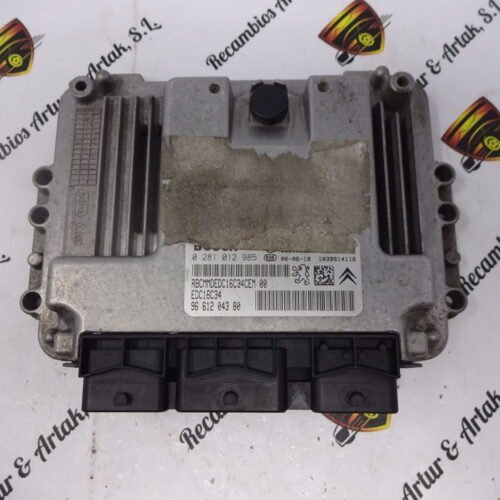 Centralita del motor Peugeot CITROEN 0281012985 9661204380 EDC16C34