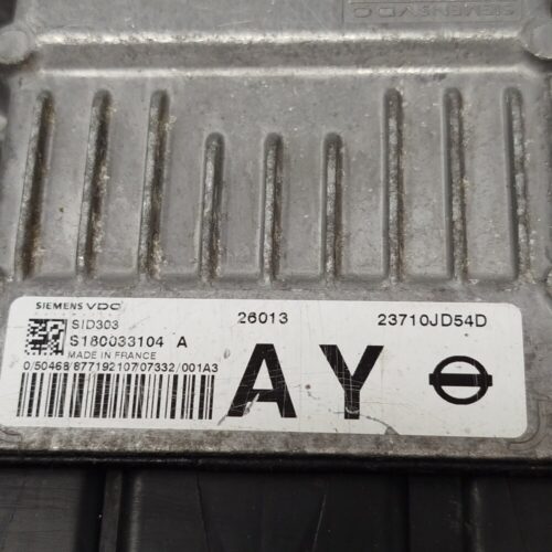 IMG_20260630_175025 Centralita del motor Nissan Qashqai 23710JD54D AY S180033104A SID303