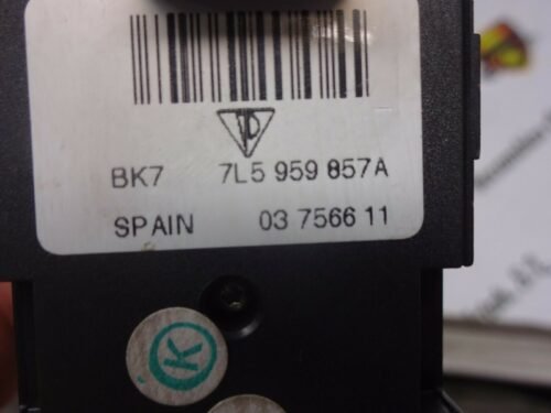 Botonera Elevalunas Porsche Cayenne 7L5959857A 03756611 BK7