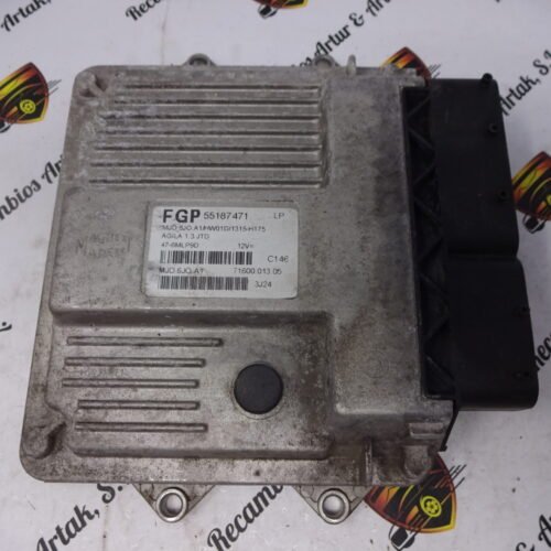 Centralita del motor  Opel Agila 55187471 MJD6J0A1 7160001305