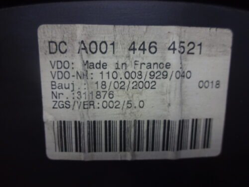 Cuadro de instrumentos  Mercedes Sprinter A0014464521 110008929040