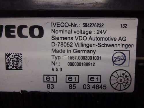 Cuadro de instrumentos  Iveco Stralis 504276232 15570002001001