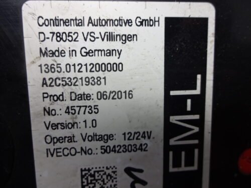 Unidad de control  IVECO 504230342 A2C53219381 457735