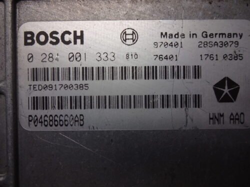 Centralita del motor Chrysler Voyager 0281001333 P04686660AB