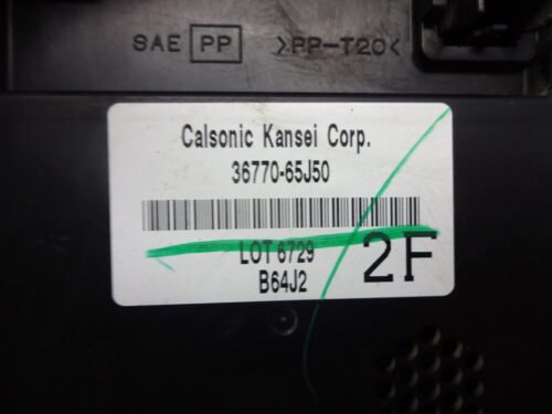 Unidad de control SUZUKI GRAND VITARA 3677065J50 36770-65J50 B64J2