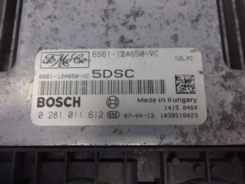 Centralita del motor FORD 0281011612 6S6112A650VC 6S61-12A650-VC