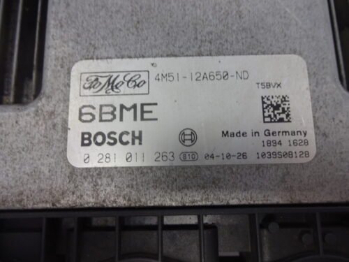 Centralita del motor  Ford Focus 6BME 0281011263 4M5112A650ND 4M51-12A650-ND