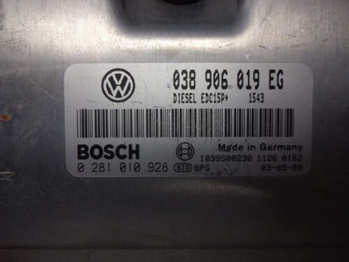 Centralita del motor VW SKODA 0281010928 038906019EG 038 906 019 EG
