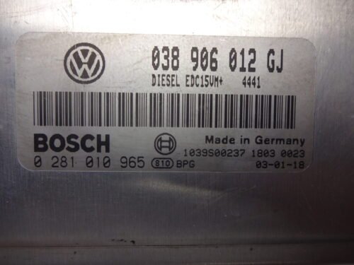 Centralita del motor Skoda Fabia 0281010965 038906012GJ 038 906 012 GJ