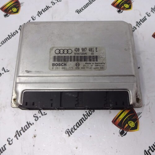 Centralita del motor AUDI A8 0281001773 4D0907401E 4DO907401E