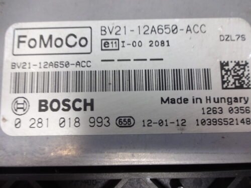 Centralita del motor Ford  BV2112A650ACC BV21-12A650-ACC BOSCH 0281018993