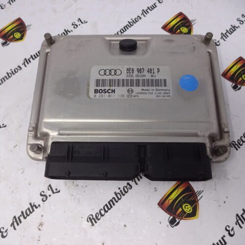 Centralita del motor AUDI A4 A6 0281011136 8E0907401P