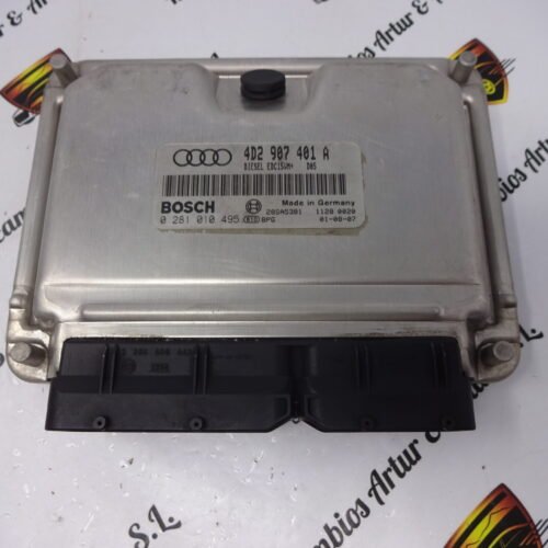 Centralita del motor  AUDI A8 0281010495 4D2907401A EDC15UM+