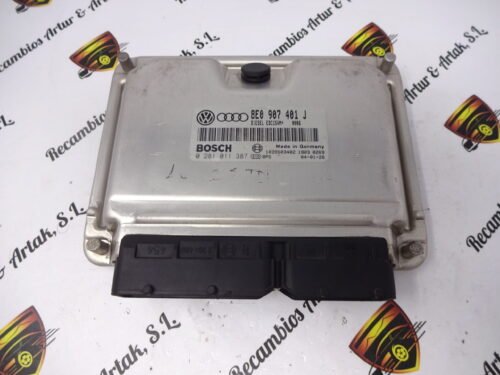 0281011387 8E0907401J Centralita del motor AUDI A6 0281011387 8E0907401J