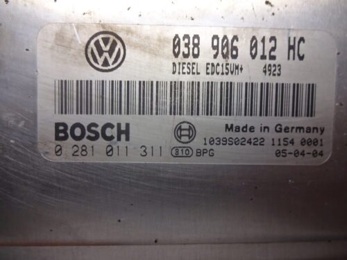 Centralita del motor SKODA OCTAVIA 0281011311 038906012HC EDC18UM+