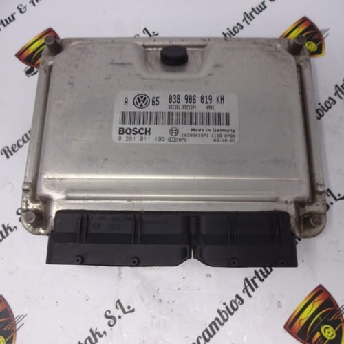 Centralita del motor VW Golf 0281011195 038906019KH EDC15P+