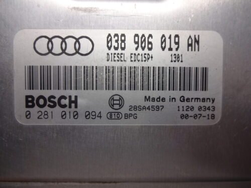 0281010094 038906019AN Centralita del motor AUDI A4 0281010094 038906019AN EDC15P+