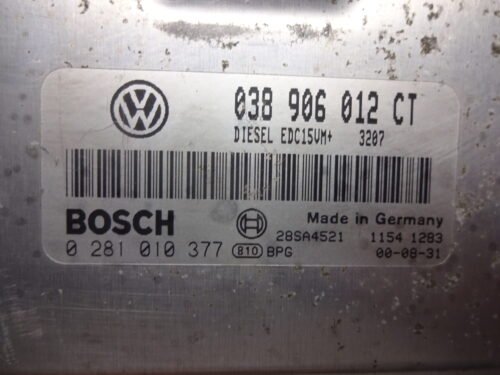 Centralita del motor VW Polo 038906012CT 0281010377 038 906 012 CT