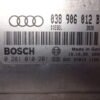 Centralita del motor AUDI A4 038906012BM 0281010201 038 906 012 BM