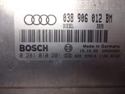Centralita del motor AUDI A4 038906012BM 0281010201 038 906 012 BM