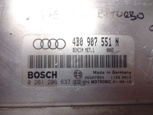 Centralita del motor AUDI A6 0261206637 4B0907551N 4BO907551N