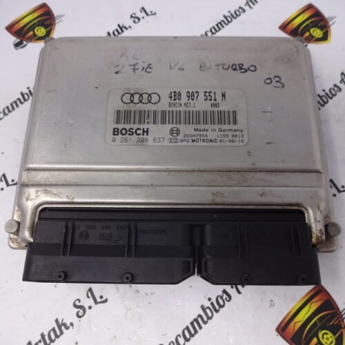 Centralita del motor AUDI A6 0261206637 4B0907551N 4BO907551N