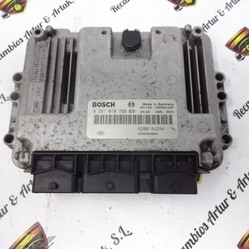 Centralita del motor  Renault megane 0281010769 8200184294 8200269883